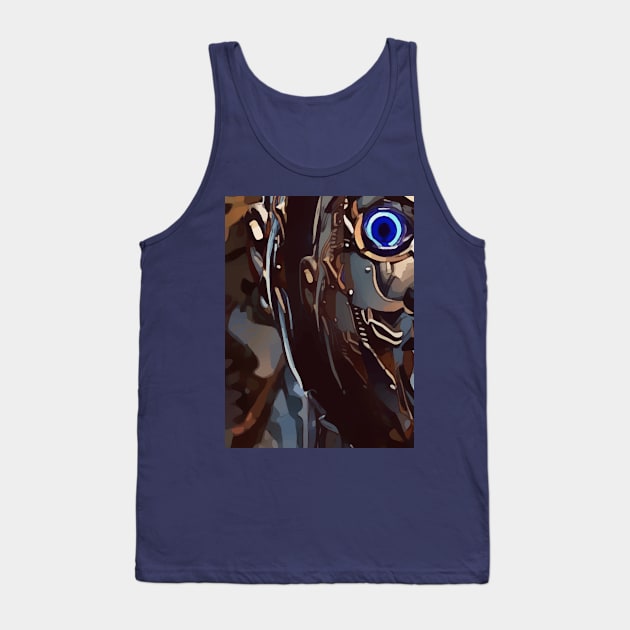 robot Tank Top by samodz